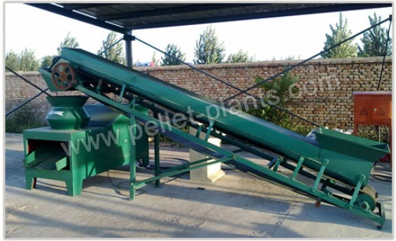 flat die biomass briquette machine