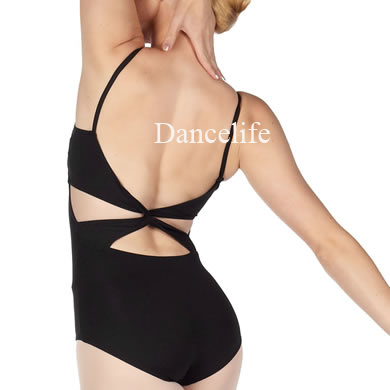 Adult twist back ballet leotard, gymnastic leotard