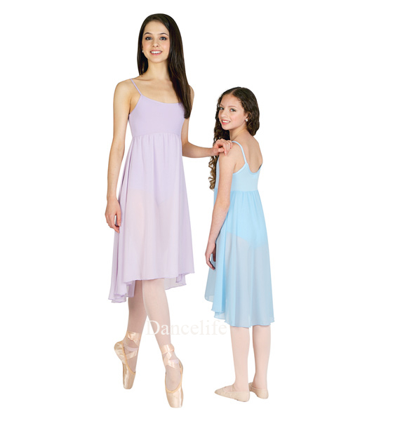 Adult camisole dress, chiffon skirt