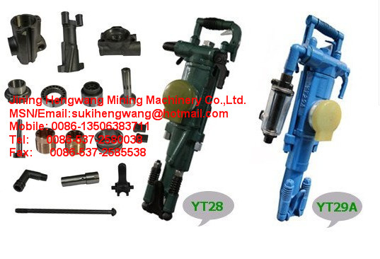 YT24 hand air-leg rock drill China 