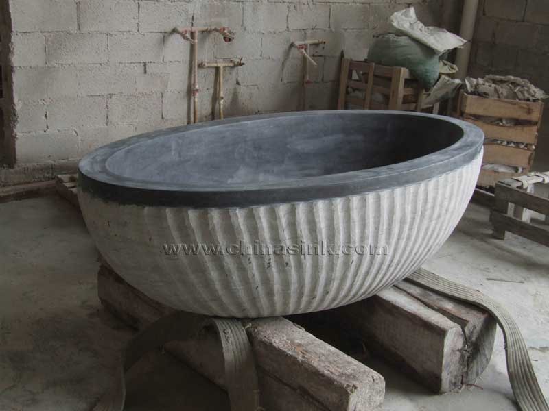 Blue Stone Bathtub