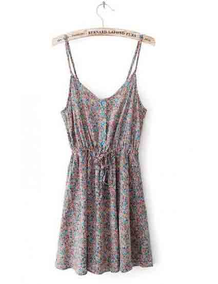 lower Color Sleeveless Shivering Gallus Sexy Dress