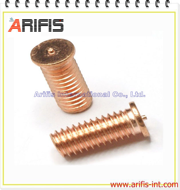 Weld bolt screws carbon steel copper plating