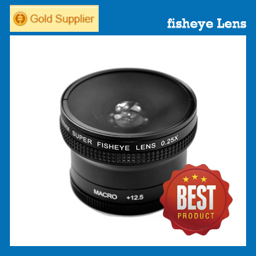 58mm fisheye lens 0.25X for camcorder / camera 