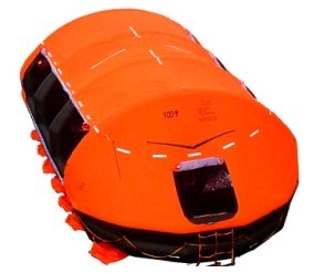 Self-righting Inflatable Liferaft