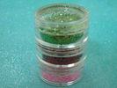 Chunky Fine Glitter Powder For Decorating , Laser Glitter Powder
