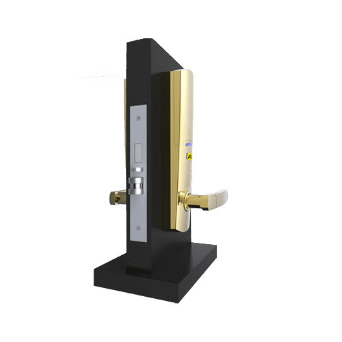 Biometric Fingerprint Pin Code Wood Lock ZKS-L2G