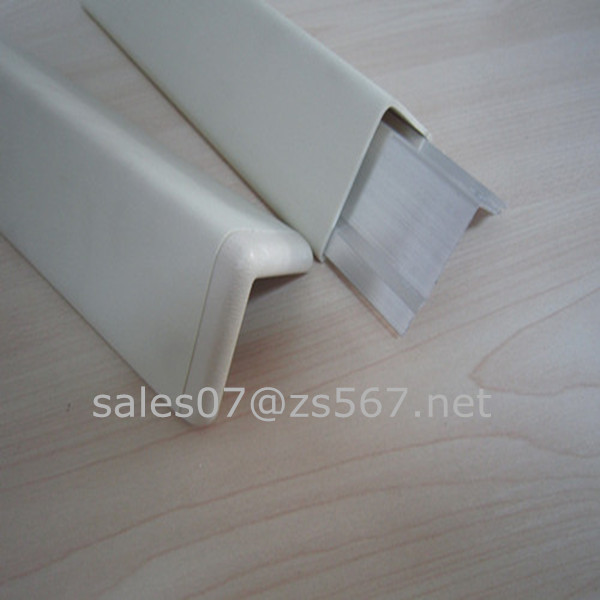 Recycled Vinyl Corner Guard with Aluminum Retainer