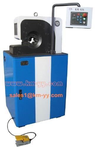Factory!!! SidUltralthin! Side Opening! Durable! KM-83A Hydraulic Hose Crimping Machine 2 inch hose swager