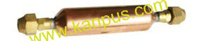 Refrigerator copper filter drier with brass nut