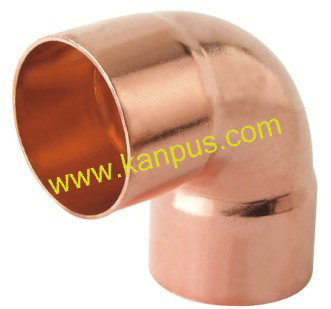 90° Copper Elbow Close Rough C x C (copper elbow, copper short radius elbow, copper fitting, HVAC/R fitting)