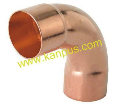90° Copper Elbow Long Radius C x C (copper fitting, copper pipe fitting)