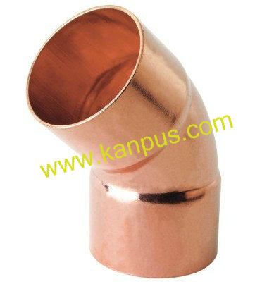 45° Copper Elbow C x C (copper fitting, HVAC/R pipe fitting)