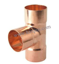 Copper equal Tee c x c x c (copper fitting, copper tee)