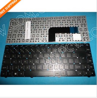 Brazil teclado keyboard for Clevo positivo unique MP-12B88PA-4302W 6-80-W5400-333-P new
