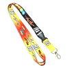 Polyester Heat Transfer ID Badge Holder Neck Lanyard For Fair