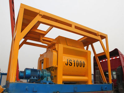 Twin-shaft Concrete Mixer