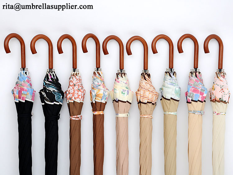 Fashion Lady Golf Umbrella, Wood Umbrella