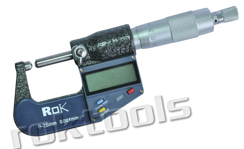 Digital spherical tube micrometer 25-50mm