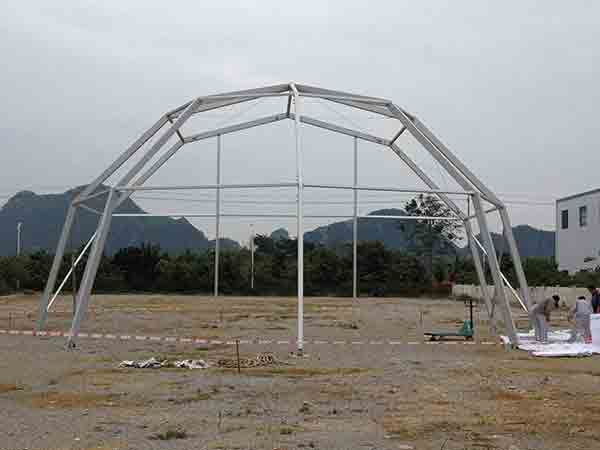 2014 New Style Octagonal Tent With Glass Wall