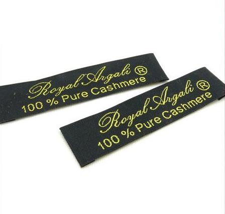 customized taffeta woven Labels for clothing
