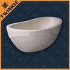 Fancy Comfortable Natural Stone Tub Free Standing For Hotel Bathroom