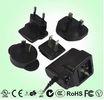 EU Switching Power Adapters 12V 6W with Exchangeable AC Plugs