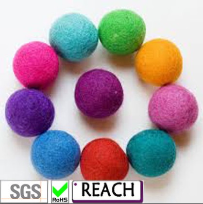 Colorful Felt Balls For Christmas Decoration