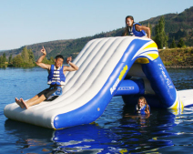 Hot sale commerical playground large inflatable pool slide for kids 