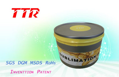 Sublimation offset textile printing ink