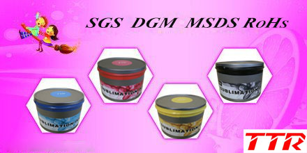 High pigment sublimation offset ink