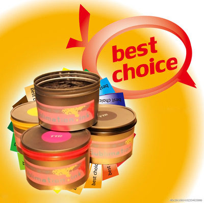 Economical and environmental sublimation offset ink