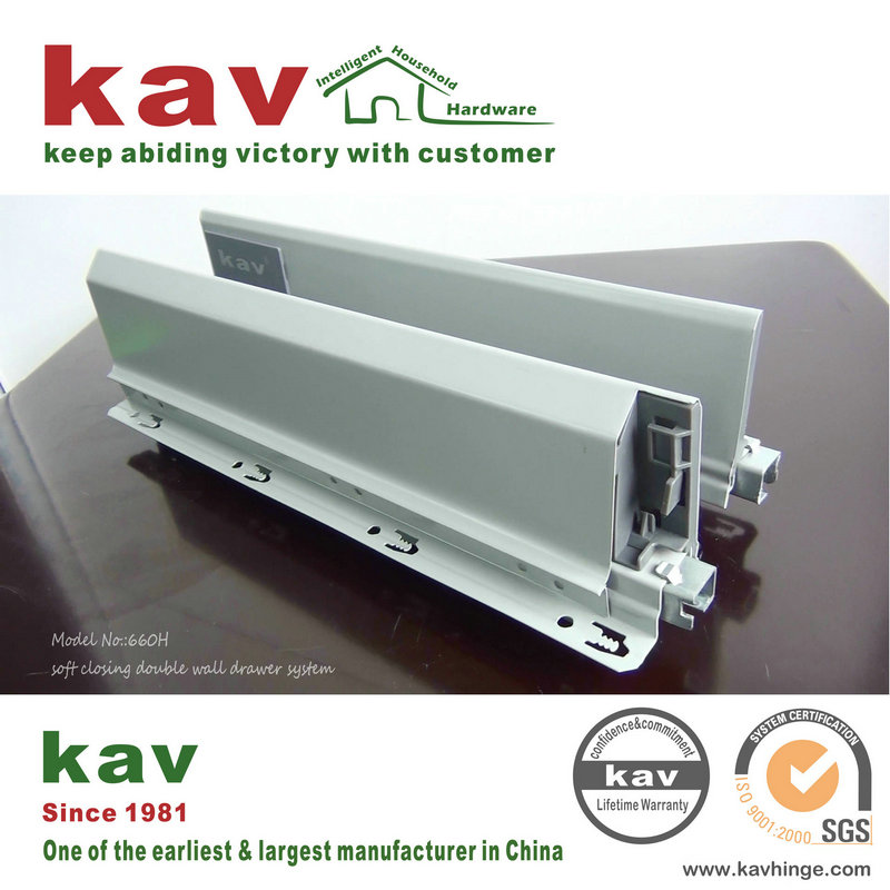 drawer slides|soft close double wall drawer system