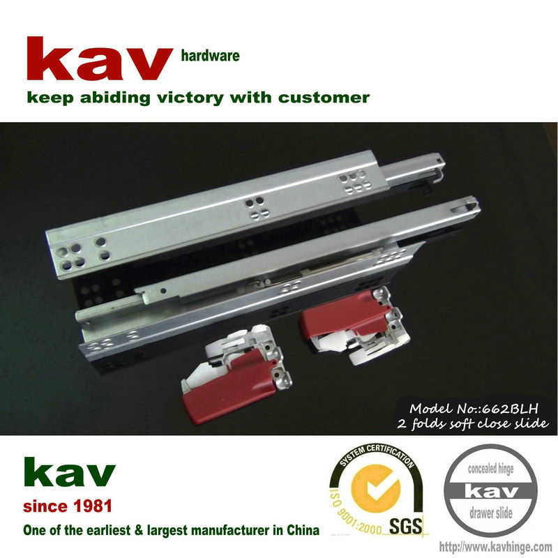 drawer slides|half extension hidden guide rail