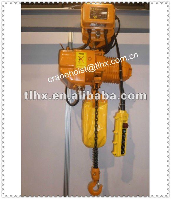 HSY 380V  chain electric hoist 2Ton with trolley