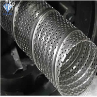 Spiral welded perforated steel pipe
