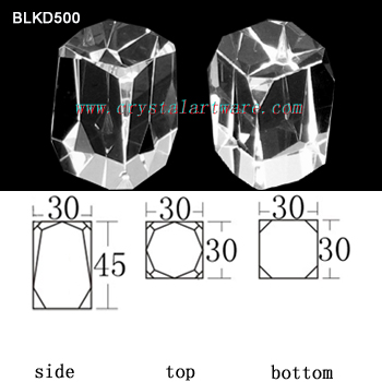 K9 Blank Crystal for 3D Laser Engraving BLKD500 