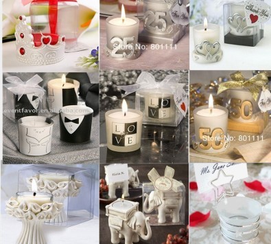 Candle holder wedding party Anniversary favors 