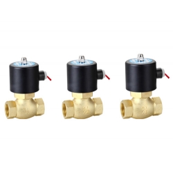 2L Series 2-Position 2-Way Brass Solenoid Valve 