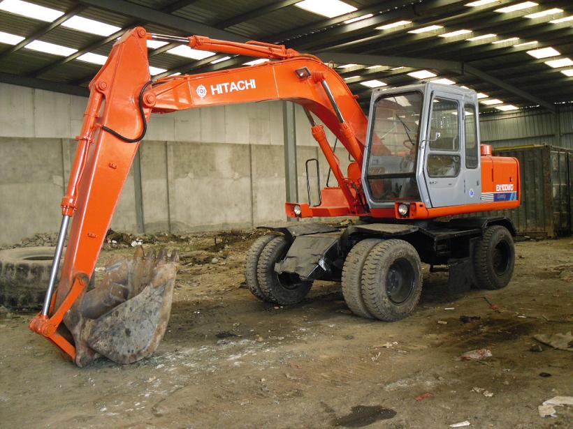 used hitachi excavators EX100WD