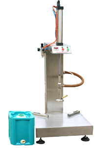 Keg filling machine with single , double heads