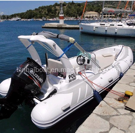 5.8m inflatable boat, rib boat, yacht with CE