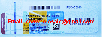 Windows 8 Professional Product Key COA License