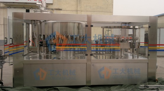 Beer filling line