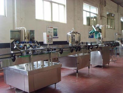 Pressure filling line