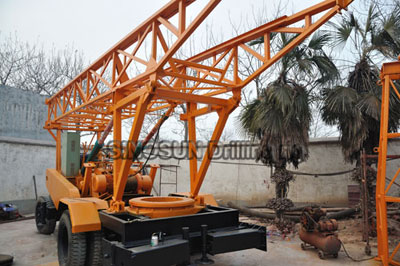 Trailer Mounted Water Well Drilling Rig