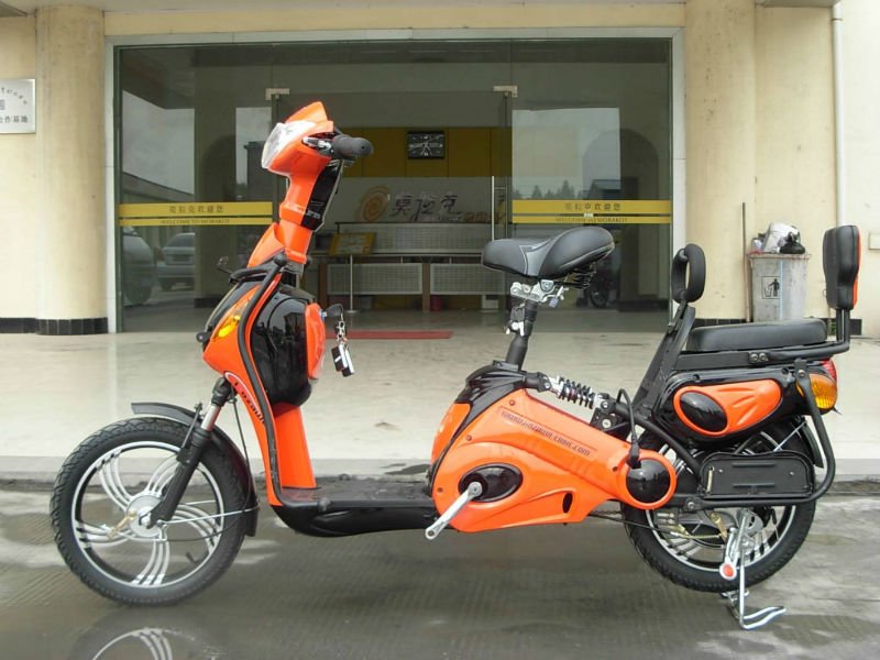 48V 350W 32km/h Electric Scooter / bike  with double seat --LS5-4