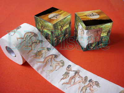 printed toilet tissue