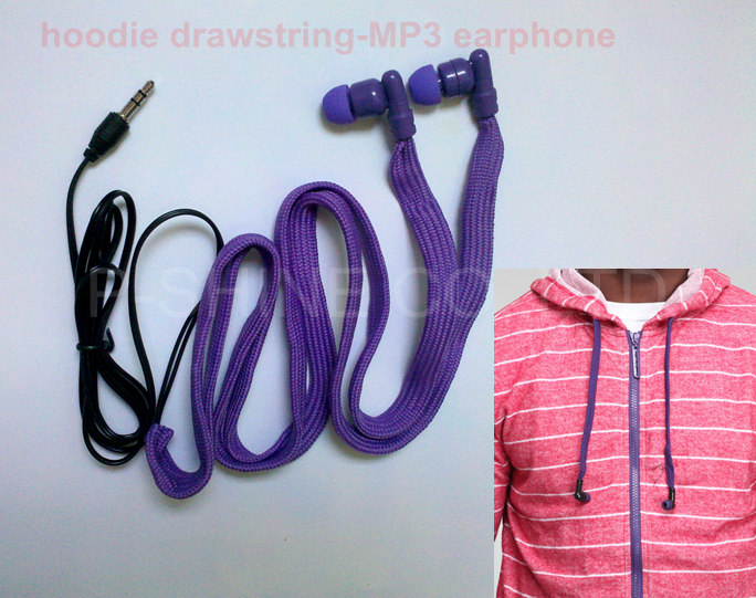 clothes earphones MP3 ipod headphone waterproof