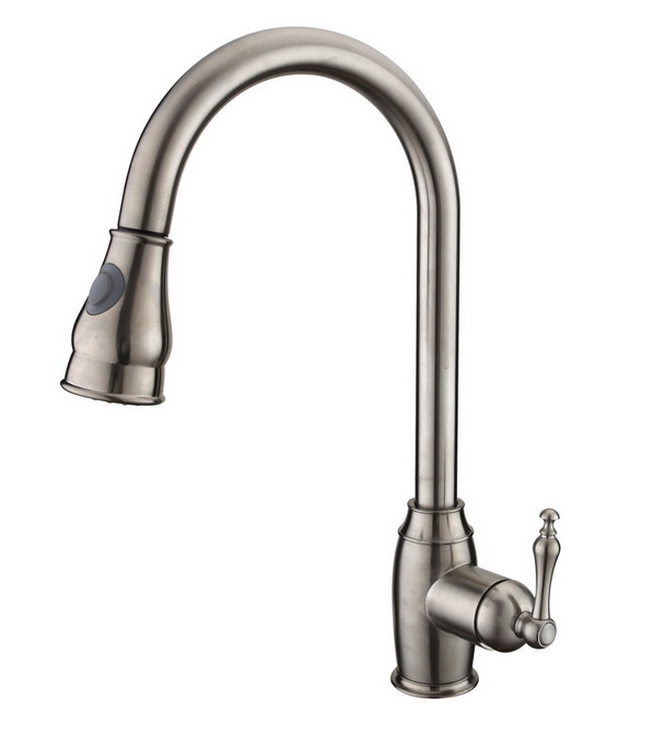 Pull-down kitchen faucet